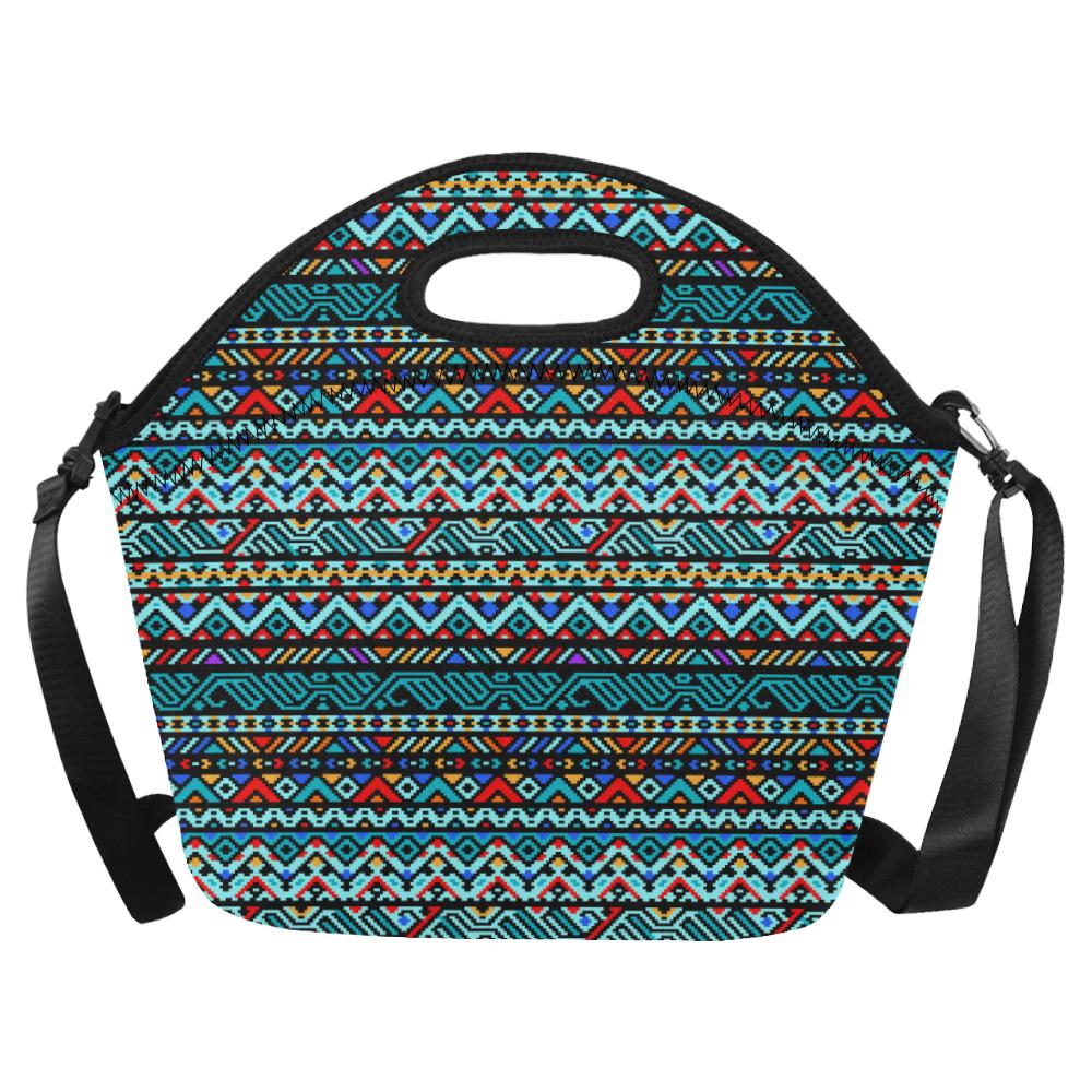Southwestern Style Neoprene Lunch Bag (Model 1669)(Large)-JTAMIGO.COM
