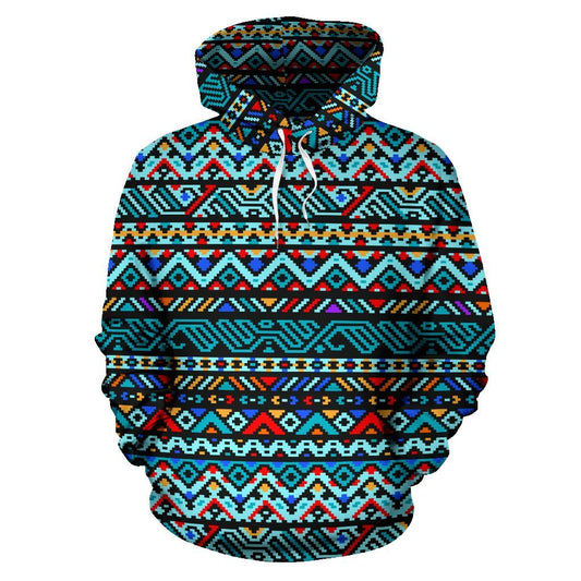 Southwestern Style Pullover Hoodie