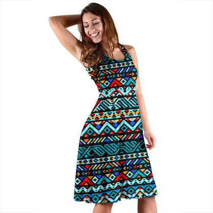 Southwestern Style Sleeveless Dress