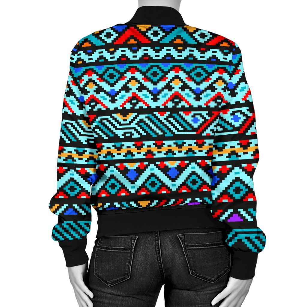 Southwestern Style Women Casual Bomber Jacket