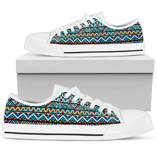 Southwestern Style Women Low Top Shoes-JTAMIGO.COM