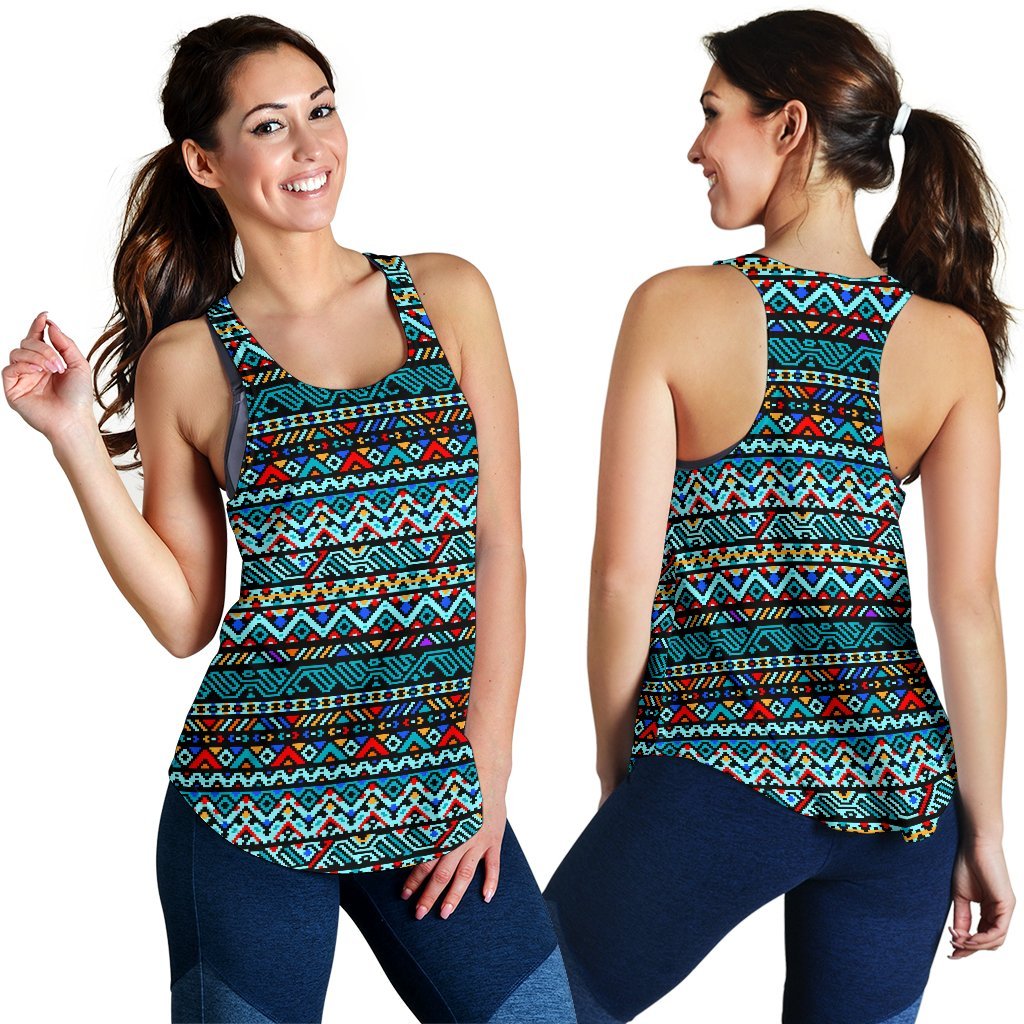 Southwestern Style Women Racerback Tank Top