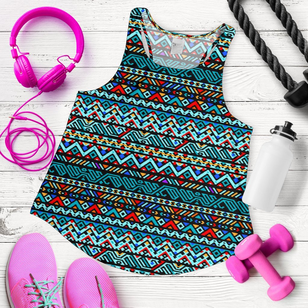 Southwestern Style Women Racerback Tank Top