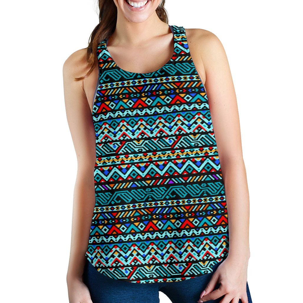 Southwestern Style Women Racerback Tank Top