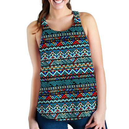 Southwestern Style Women Racerback Tank Top