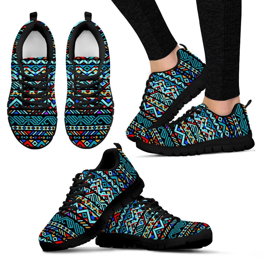 Southwestern Style Women Sneakers Shoes