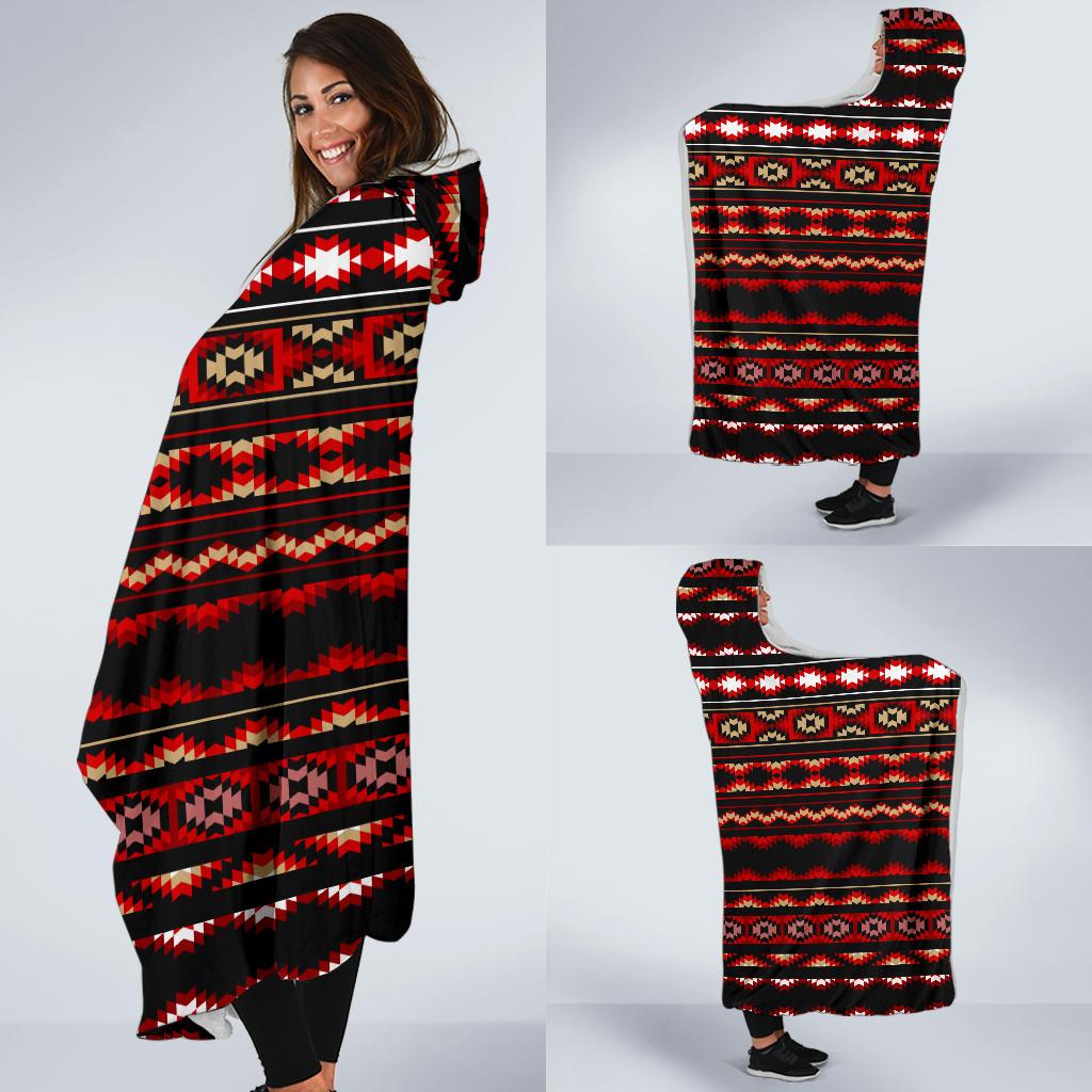 Southwestern Themed Hooded Blanket-JTAMIGO.COM