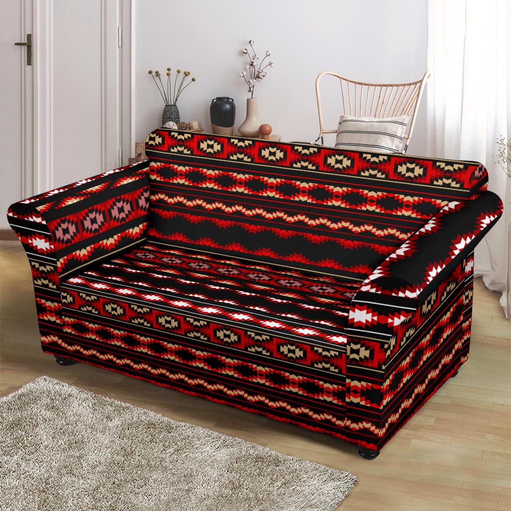 Southwestern Themed Loveseat Slipcover-JTAMIGO.COM