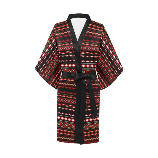 Southwestern Themed Women Short Kimono Robe