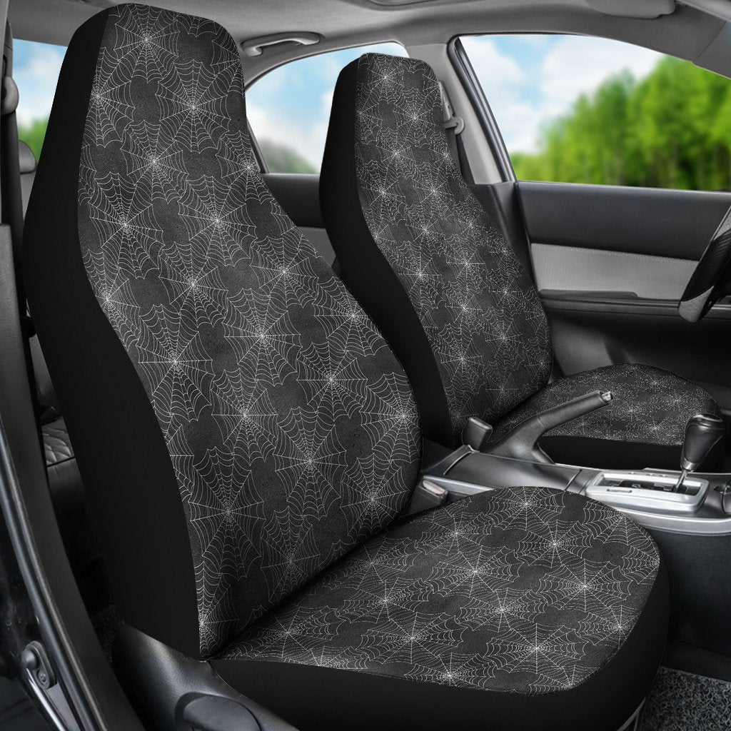 Spider Web Print Universal Fit Car Seat Covers