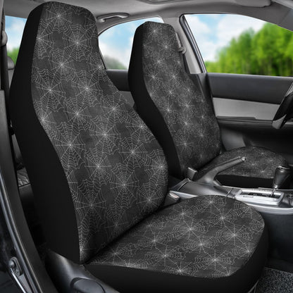 Spider Web Print Universal Fit Car Seat Covers