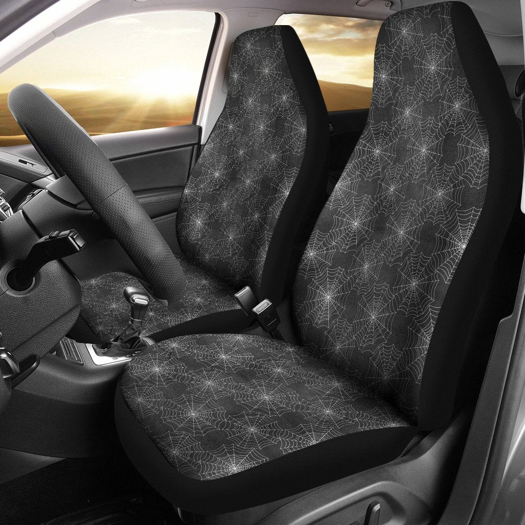 Spider Web Print Universal Fit Car Seat Covers