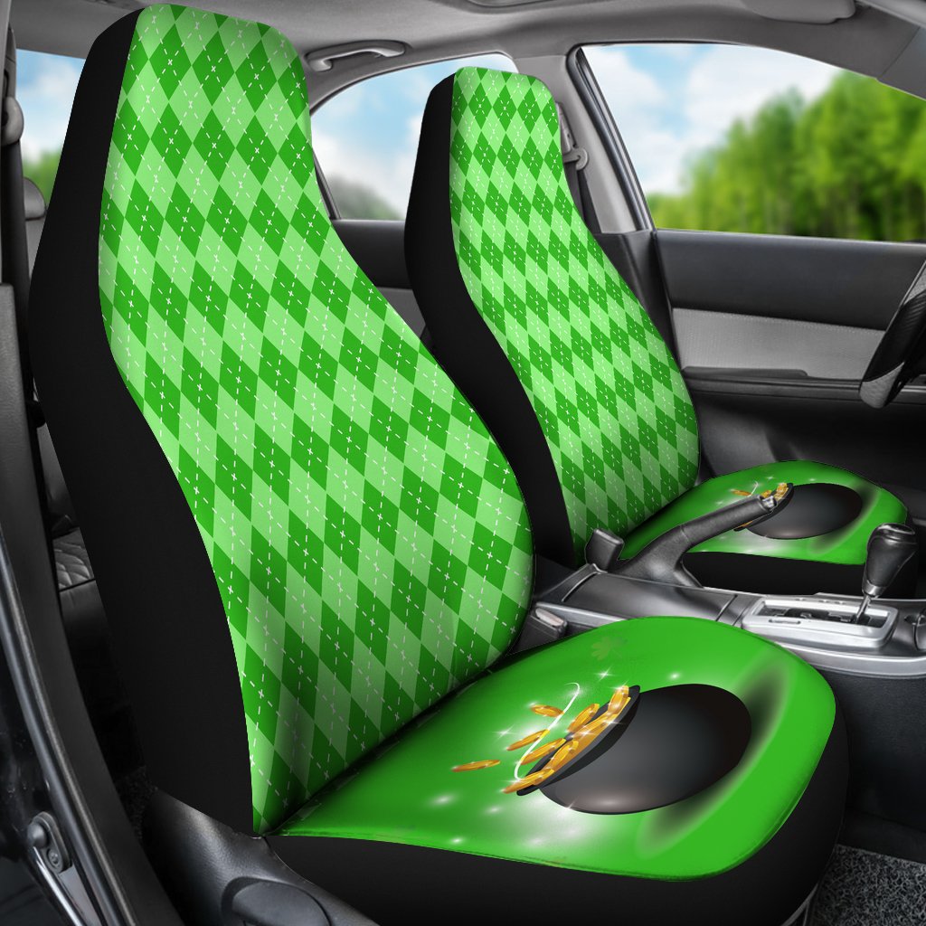 St Patricks Day Lucky Universal Fit Car Seat Covers