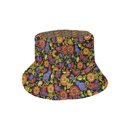 Steampunk Bird Design Themed Print Unisex Bucket Hat