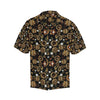 Steampunk Butterfly Design Themed Print Men Aloha Hawaiian Shirt
