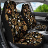 Steampunk Butterfly Design Themed Print Universal Fit Car Seat Covers