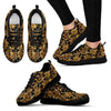 Steampunk Gear Design Themed Print Women Sneakers Shoes