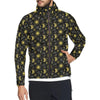 Sun Moon Golden Design Themed Print Men Windbreaker Jacket-JTAMIGO.COM