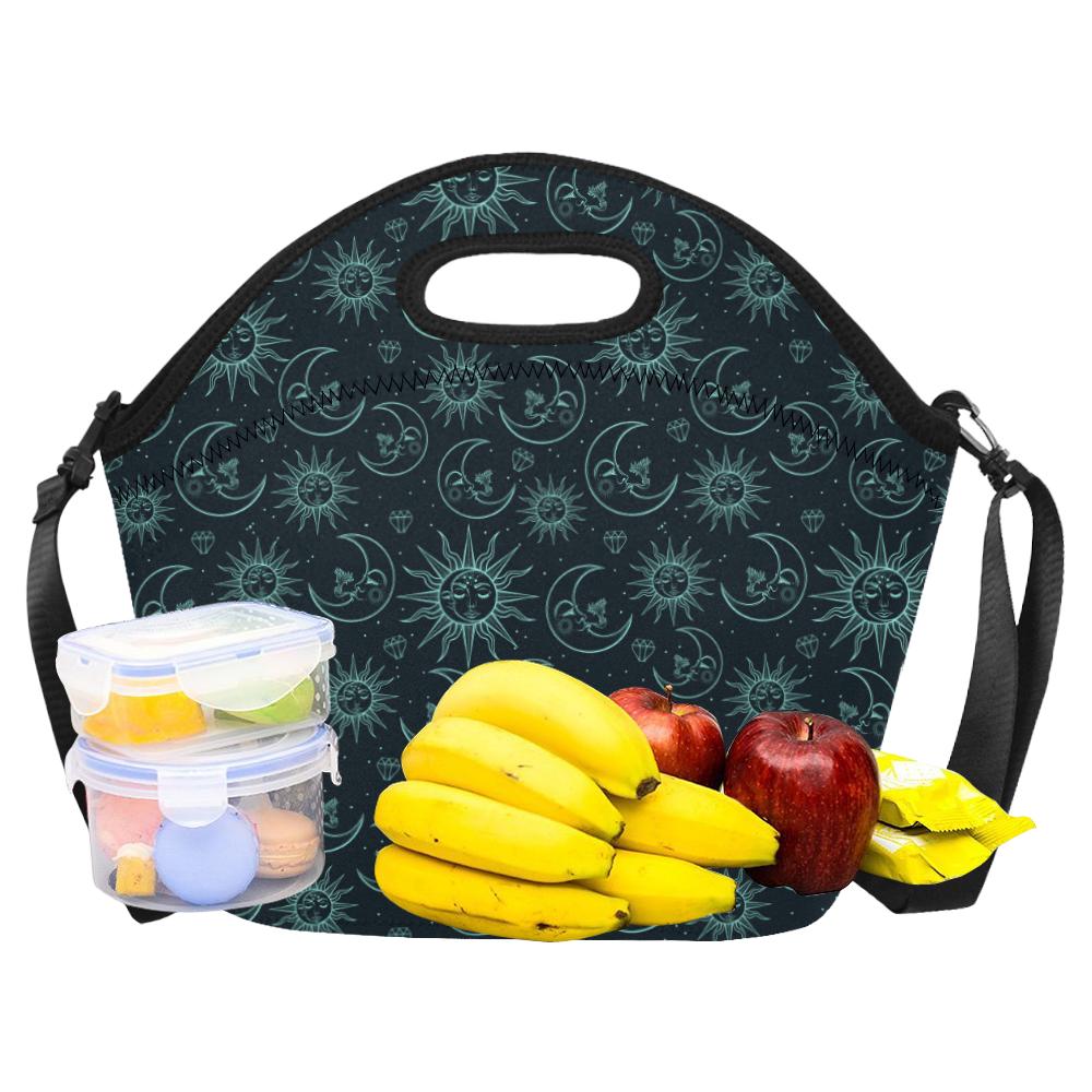 Sun Moon Magic Design Themed Print Neoprene Lunch Bag (Model 1669)(Large)-JTAMIGO.COM