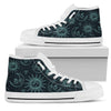 Sun Moon Magic Design Themed Print Women High Top Shoes