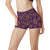 Sun Moon Star Design Themed Print High Waisted Spandex Shorts-JTAMIGO.COM