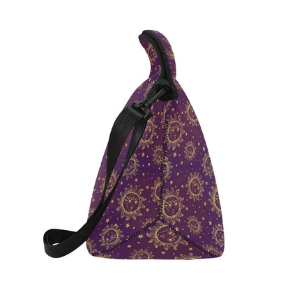 Sun Moon Star Design Themed Print Neoprene Lunch Bag (Model 1669)(Large)-JTAMIGO.COM