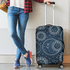 Sun Moon Tattoo Design Themed Print Luggage Cover Protector