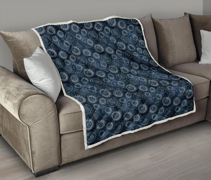 Sun Moon Tattoo Design Themed Print Premium Quilt-JTAMIGO.COM