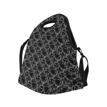 Sun Moon White Design Themed Print Neoprene Lunch Bag (Model 1669)(Large)-JTAMIGO.COM