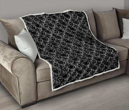 Sun Moon White Design Themed Print Premium Quilt-JTAMIGO.COM