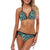 Sun Spot Tropical Palm Leaves hower Curtain Bikini Swimsuit-JTAMIGO.COM