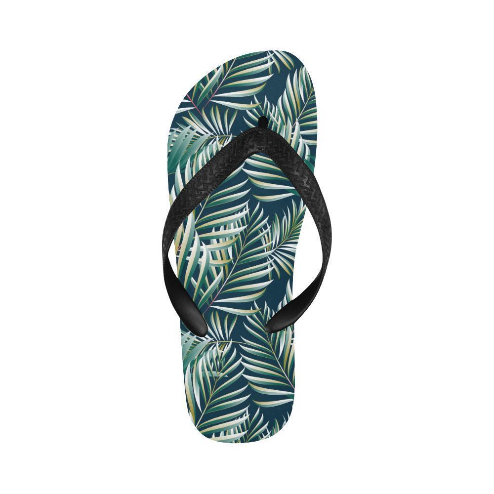 Sun Spot Tropical Palm Leaves hower Curtain Flip Flops-JTAMIGO.COM