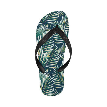 Sun Spot Tropical Palm Leaves hower Curtain Flip Flops-JTAMIGO.COM