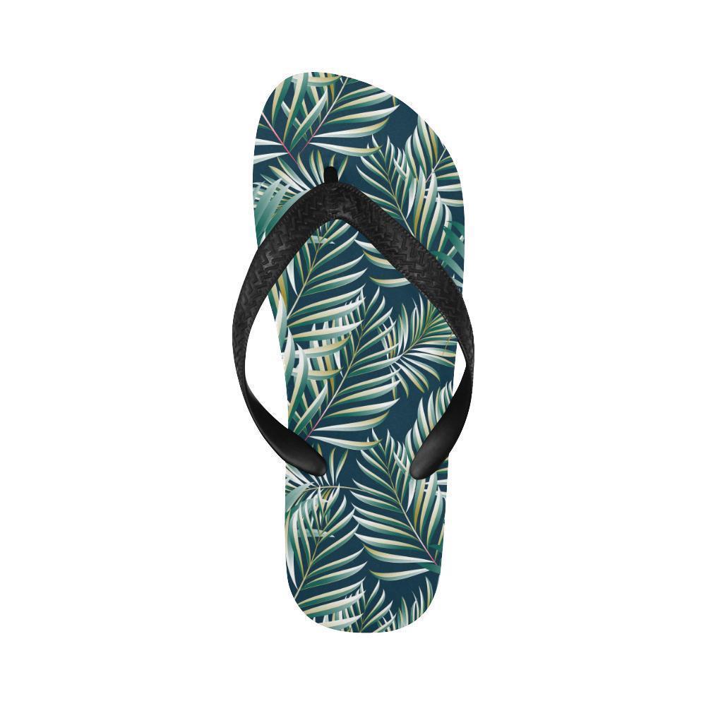 Sun Spot Tropical Palm Leaves hower Curtain Flip Flops-JTAMIGO.COM