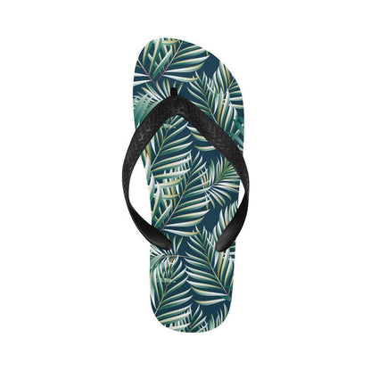 Sun Spot Tropical Palm Leaves hower Curtain Flip Flops-JTAMIGO.COM