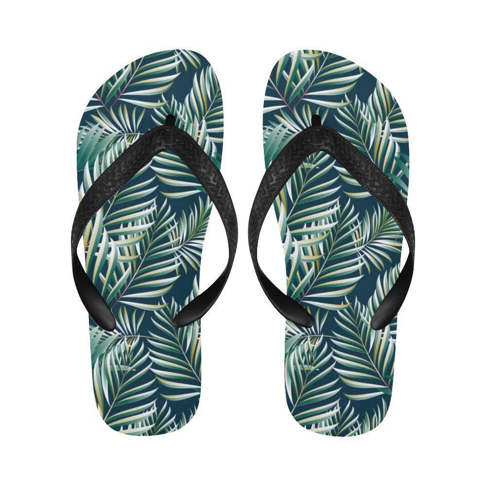 Sun Spot Tropical Palm Leaves hower Curtain Flip Flops-JTAMIGO.COM