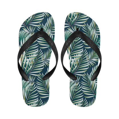 Sun Spot Tropical Palm Leaves hower Curtain Flip Flops-JTAMIGO.COM
