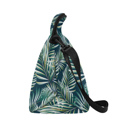 Sun Spot Tropical Palm Leaves hower Curtain Neoprene Lunch Bag (Model 1669)(Large)-JTAMIGO.COM