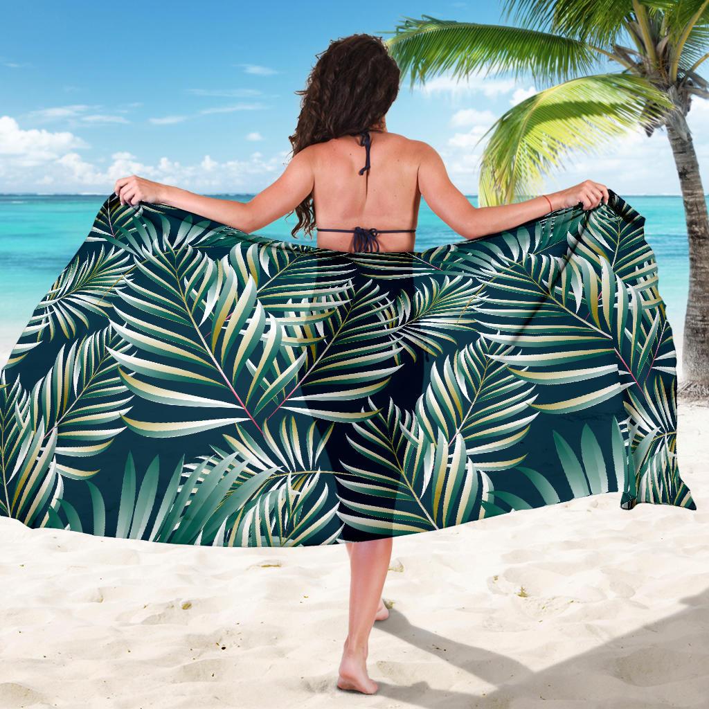 Sun Spot Tropical Palm Leaves hower Curtain Sarong Pareo Wrap