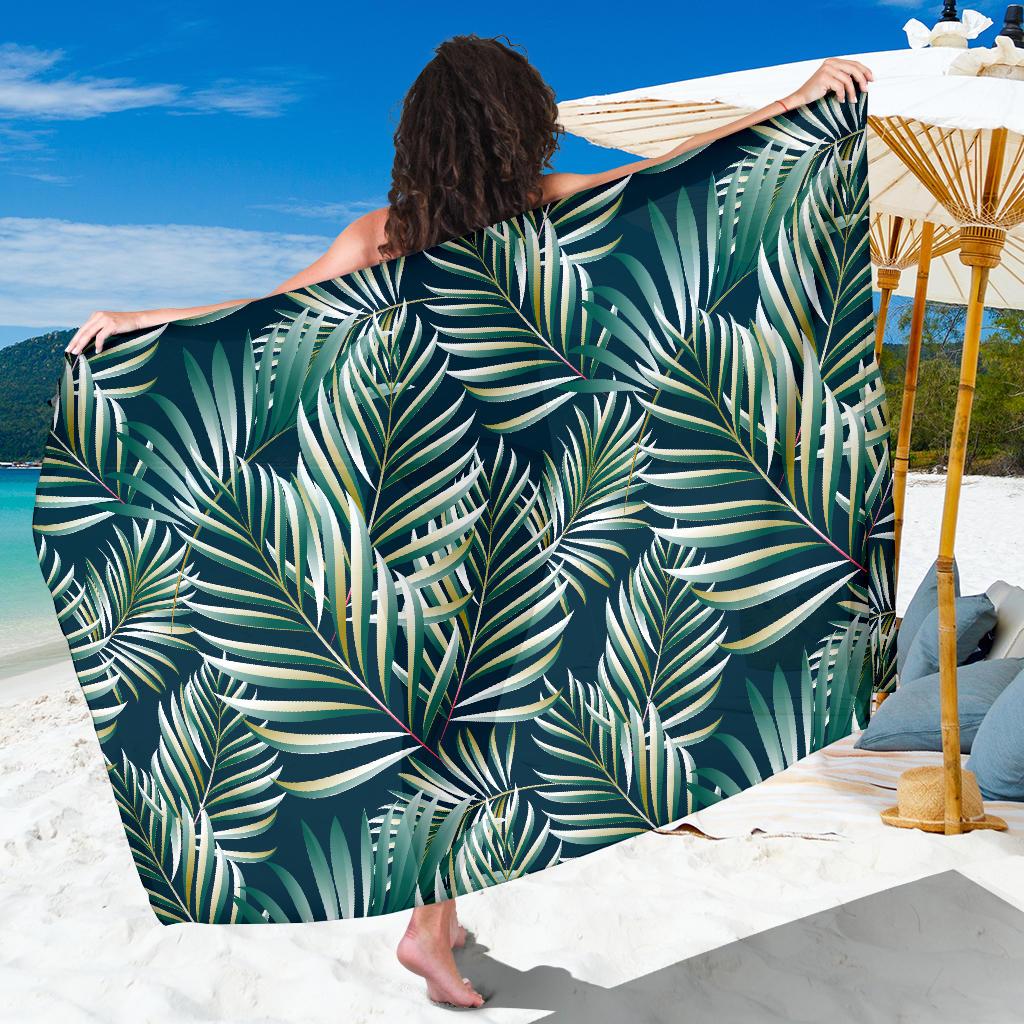 Sun Spot Tropical Palm Leaves hower Curtain Sarong Pareo Wrap