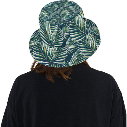 Sun Spot Tropical Palm Leaves hower Curtain Unisex Bucket Hat