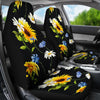Sunflower Chamomile Bright Color Print Universal Fit Car Seat Covers