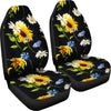Sunflower Chamomile Bright Color Print Universal Fit Car Seat Covers