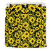 Sunflower Fresh Bright Color Print Duvet Cover Bedding Set