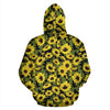 Sunflower Fresh Bright Color Print Pullover Hoodie