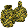 Sunflower Fresh Bright Color Print Pullover Hoodie