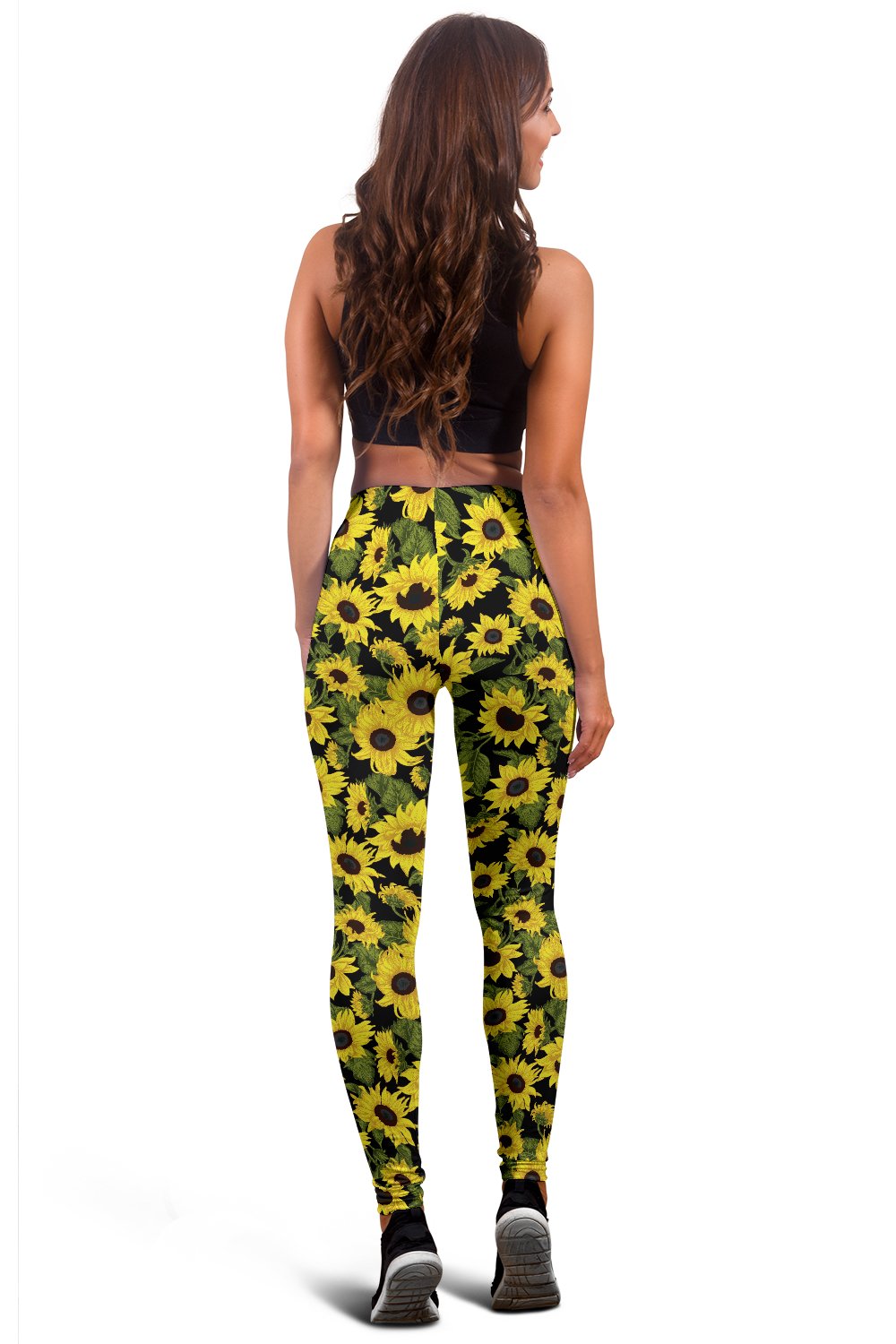 Sunflower Fresh Bright Color Print Women Leggings