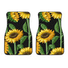 Sunflower Realistic Print Pattern Car Floor Mats