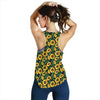 Sunflower Realistic Print Pattern Women Racerback Tank Top