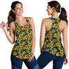 Sunflower Realistic Print Pattern Women Racerback Tank Top